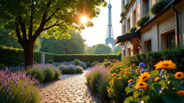 Comparer les meilleurs hôtels avec jardin à Paris : Hôtel des Marronniers en tête
